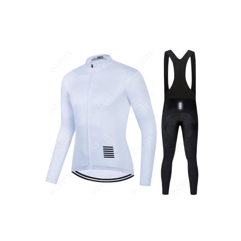 Conjunto de ciclismo com mangas compridas