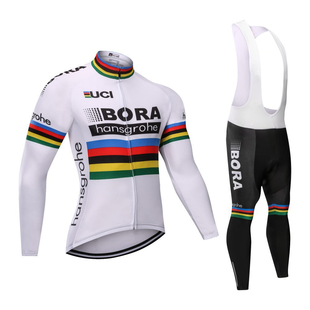 Bora – Conjunto profissional de roupas de ciclismo com mangas longas