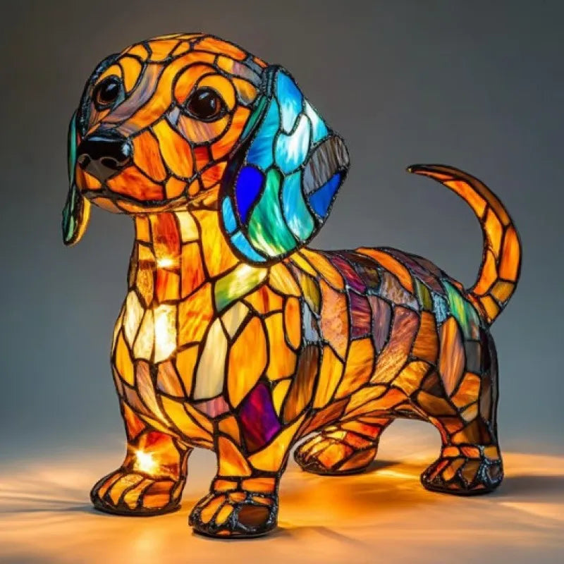 Teckel | Luminária de Vitral