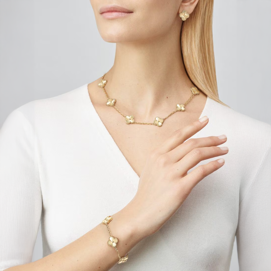 Conjunto Clover | Ouro