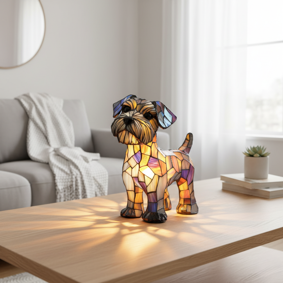Terrier | Luminária de Vitral