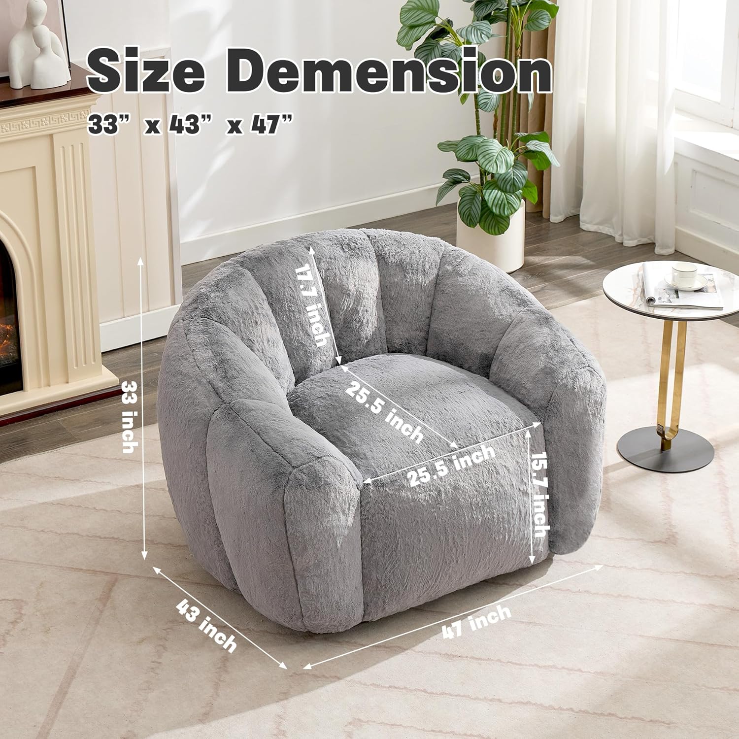 Cadeira de Saco de Feijão