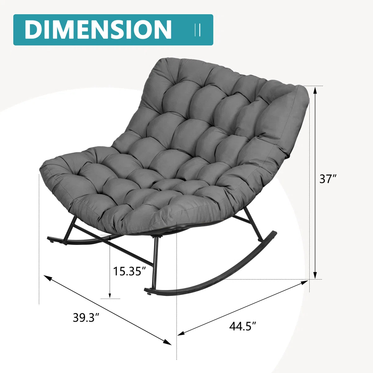 Cadeira de Balanço para Pátio