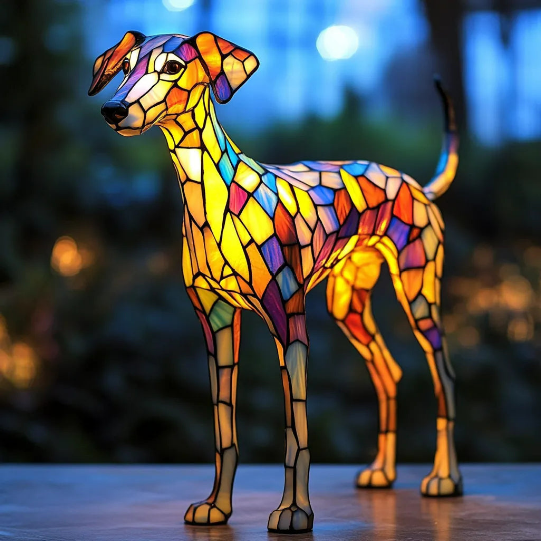 Galgo | Luminária de Vitral